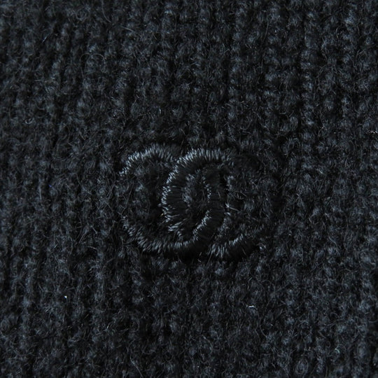 CHANEL one piece 93A P01936 Main: 100% cashmere black Women 36 Used Authentic