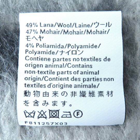LOEWE Scarf F811257X03 Main: 49% wool, 47% mohair, 4% nylon gray Women Used Authentic