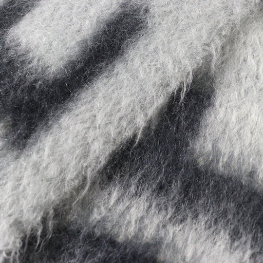 LOEWE Scarf F811257X03 Main: 49% wool, 47% mohair, 4% nylon gray Women Used Authentic