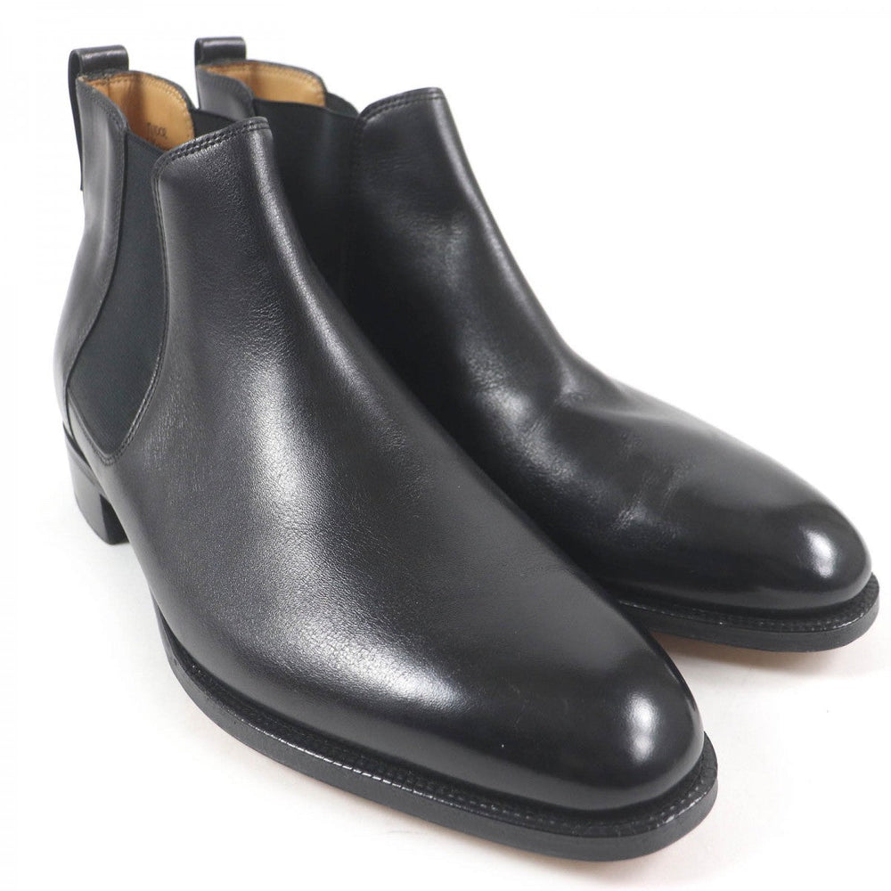 John Lobb Ankle boots Main: Leather black TUDOR mens 6.5 Used Authentic