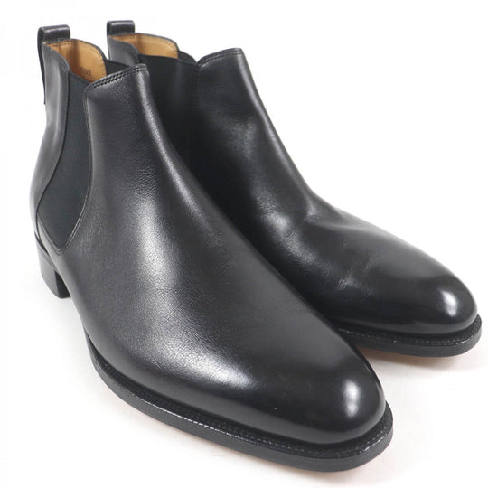 John Lobb Ankle boots Main: Leather black TUDOR mens 6.5 Used Authentic