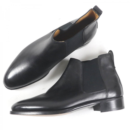 John Lobb Ankle boots Main: Leather black TUDOR mens 6.5 Used Authentic