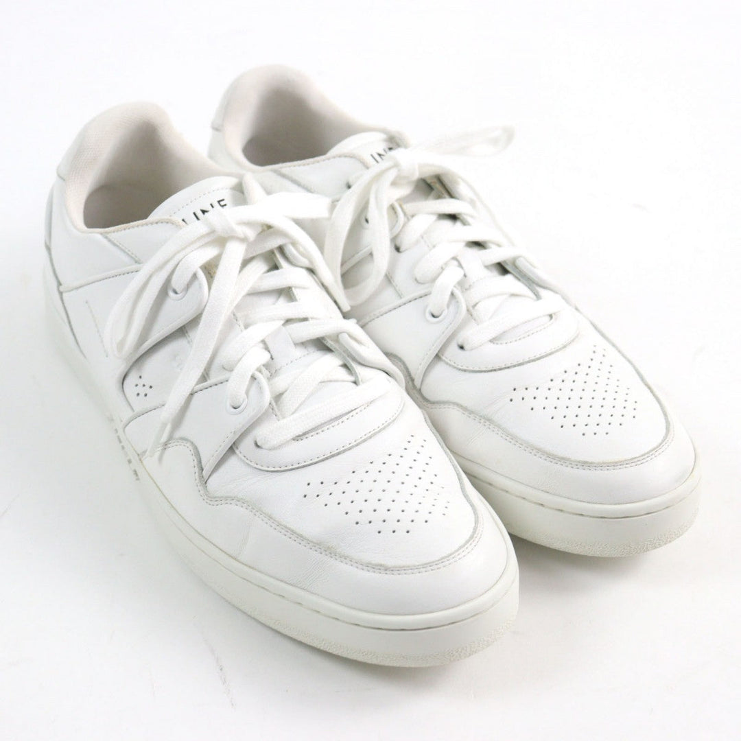 CELINE sneakers 346483338C Calf leather White type Trainer CT-04 44