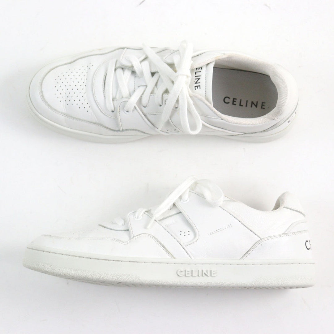 CELINE sneakers 346483338C Calf leather White type Trainer CT-04 44