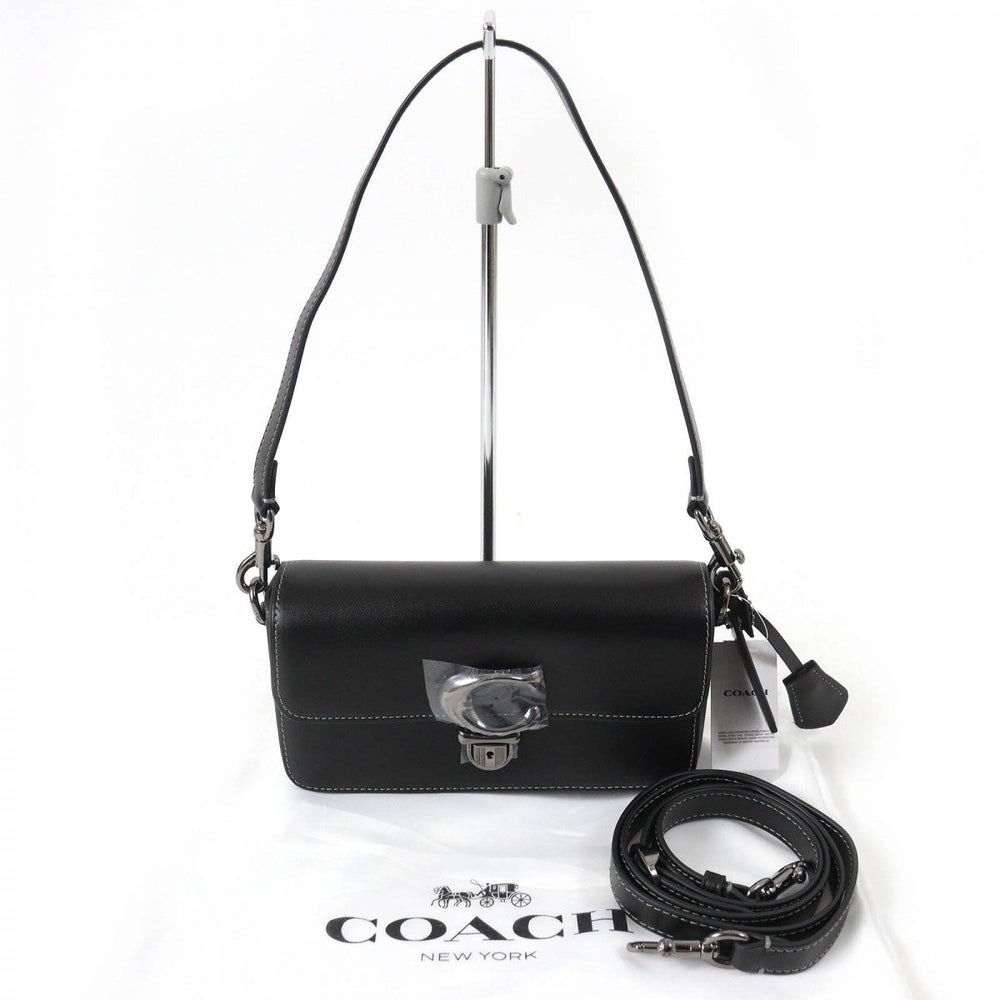 COACH Shoulder Bag CE331 leather black Studio Bag 20