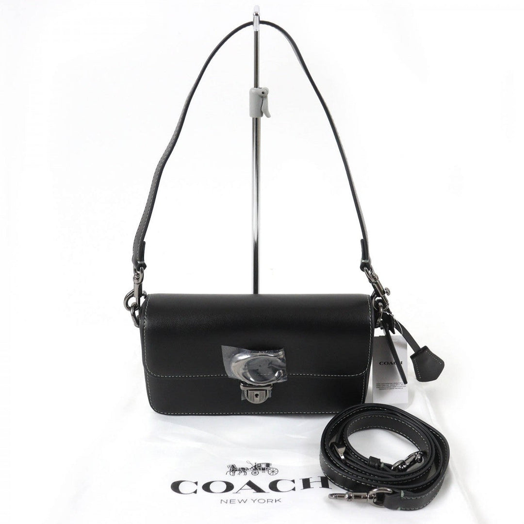 COACH Shoulder Bag CE331 leather black Studio Bag 20
