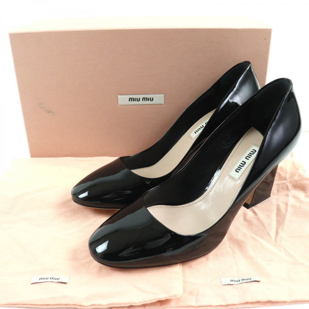 MIUMIU pumps Main: Patent leather black Women 37 Used Authentic