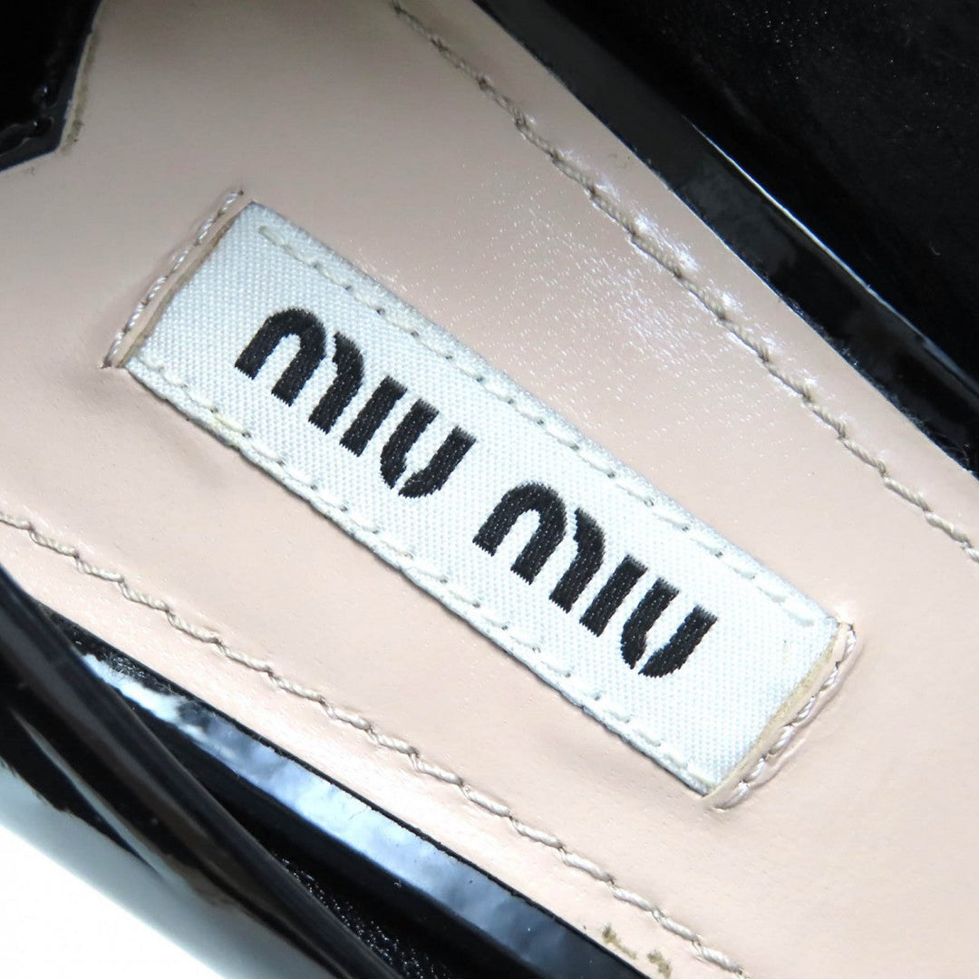 MIUMIU pumps Main: Patent leather black Women 37 Used Authentic