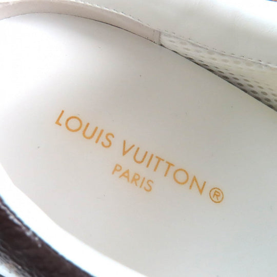 LOUIS VUITTON sneakers Part: Leather White brown Runaway line Women 38 Used Authentic