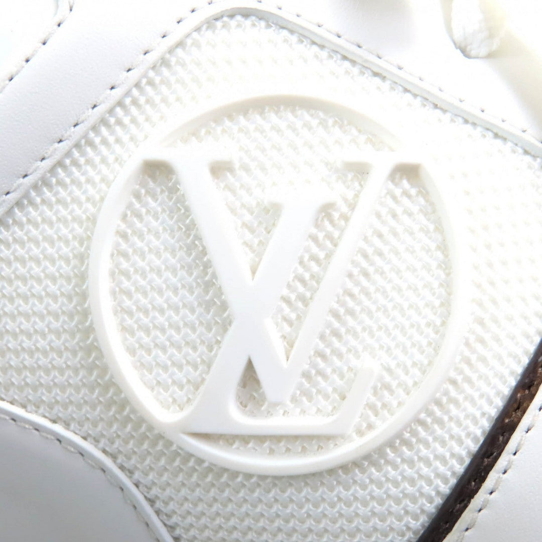 LOUIS VUITTON sneakers Part: Leather White brown Runaway line Women 38 Used Authentic