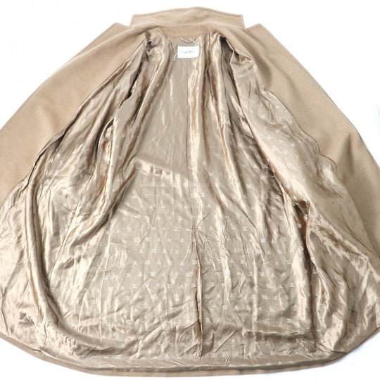 MAX MARA coat 23101607336 Outer: 100% camel, Lining: 100% viscose (rayon) beige Women 48 Used Authentic