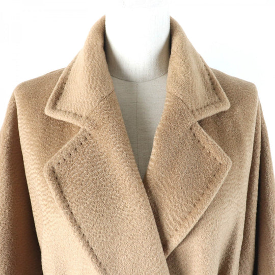MAX MARA coat 23101607336 Outer: 100% camel, Lining: 100% viscose (rayon) beige Women 48 Used Authentic