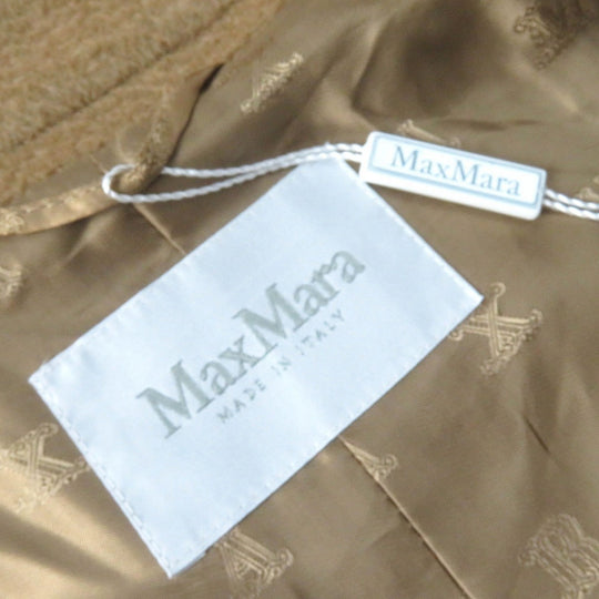 MAX MARA coat 23101607336 Outer: 100% camel, Lining: 100% viscose (rayon) beige Women 48 Used Authentic