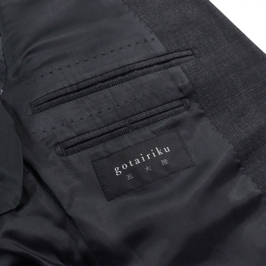 GOTAIRIKU suit Outer: 100% wool, Lining: polyester, Lining: rayon Dark gray mens 38 Used Authentic