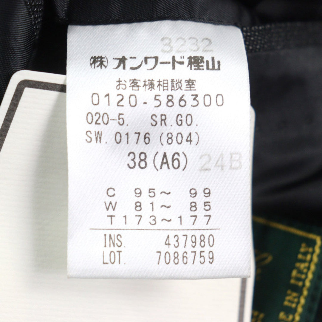 GOTAIRIKU suit Outer: 100% wool, Lining: polyester, Lining: rayon Dark gray mens 38 Used Authentic