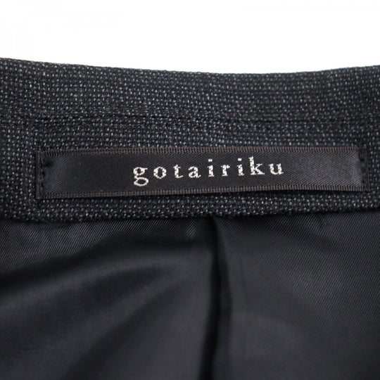 GOTAIRIKU suit Outer: 100% wool, Lining: polyester, Lining: rayon Dark gray mens 38 Used Authentic
