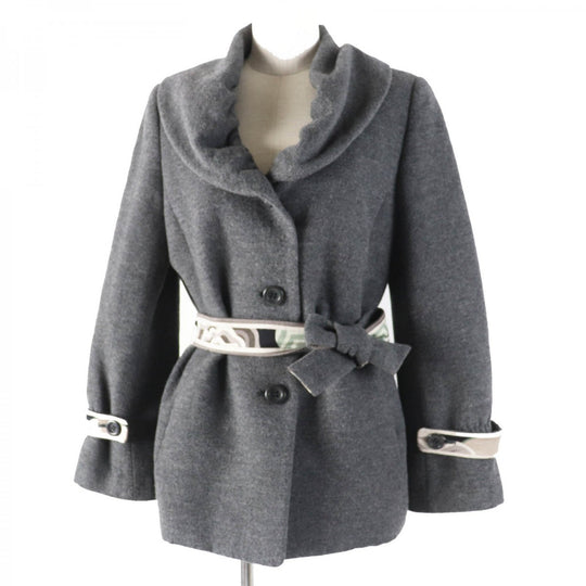 LEONARD FASHION coat 0381372 wool gray