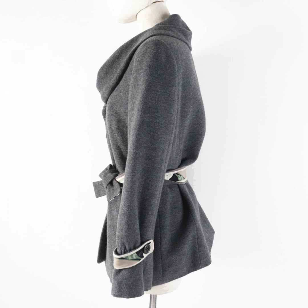 LEONARD FASHION coat 0381372 wool gray