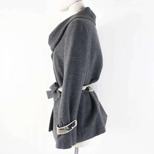 LEONARD FASHION coat 0381372 wool gray