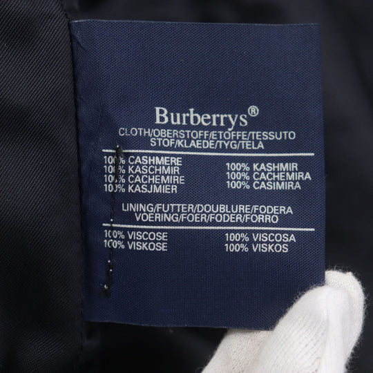 BURBERRY Stainless collar coat Outer: 100% cashmere, Lining: 100% rayon Navy mens Used Authentic