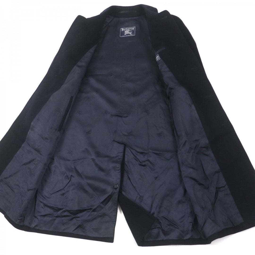 BURBERRY Stainless collar coat Outer: 100% cashmere, Lining: 100% rayon Navy mens Used Authentic