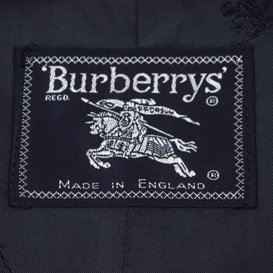 BURBERRY Stainless collar coat Outer: 100% cashmere, Lining: 100% rayon Navy mens Used Authentic