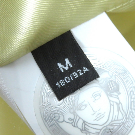 VERSACE tops Outer: 65% polyester, Outer: 35% silk, Lining: 100% cupra Beige White type Women M Used Authentic