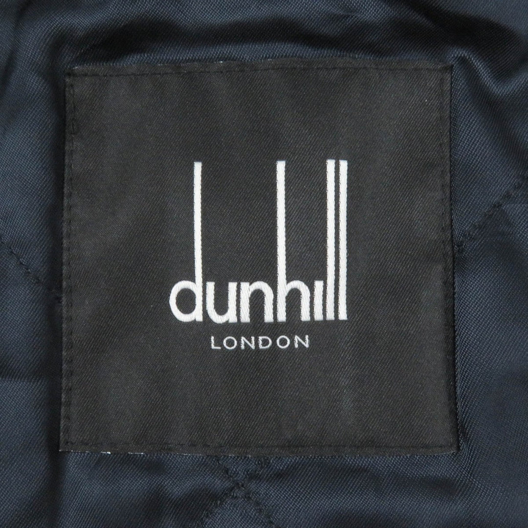 Dunhill Riders jacket Outer: 100% sheepskin, Lining: 100% rayon, Lining: 100% cotton, Filling: 100% polyester black mens Used Authentic