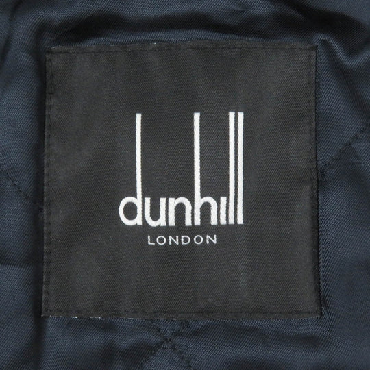 Dunhill Riders jacket Outer: 100% sheepskin, Lining: 100% rayon, Lining: 100% cotton, Filling: 100% polyester black mens Used Authentic
