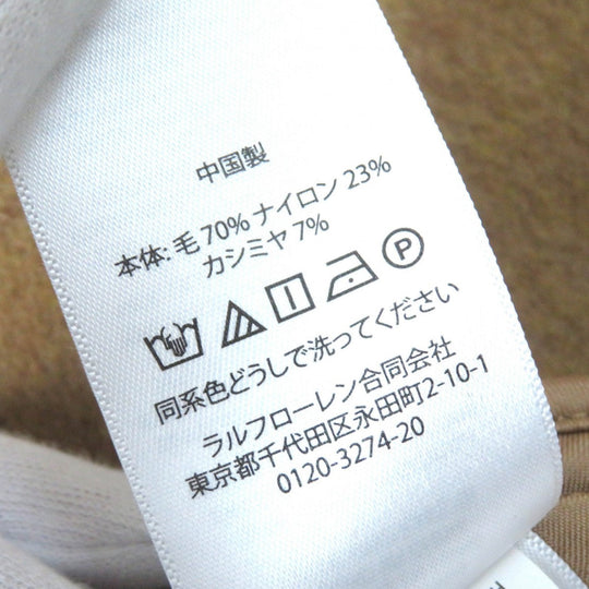 POLO RALPH LAUREN coat Main: 70% wool, Main: 23% nylon, Main: 7% cashmere Brown Women Used Authentic
