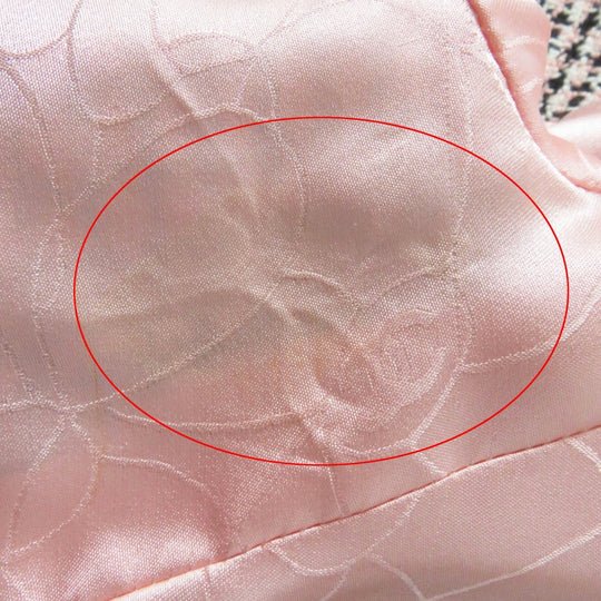 CHANEL Jacket P19033 02P Outer: 100% cotton, Part: 98% rayon, Part: 2% polyester, Lining: 100% silk pink black white Women 42 Used Authentic
