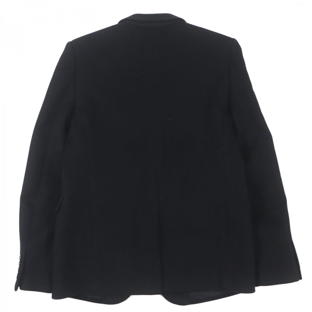 SAINT LAURENT PARIS tailored jacket 612696 wool black 48