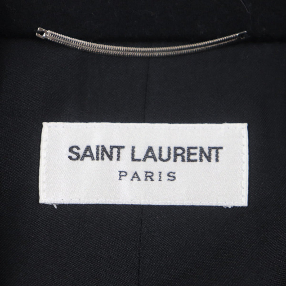SAINT LAURENT PARIS tailored jacket 612696 wool black 48