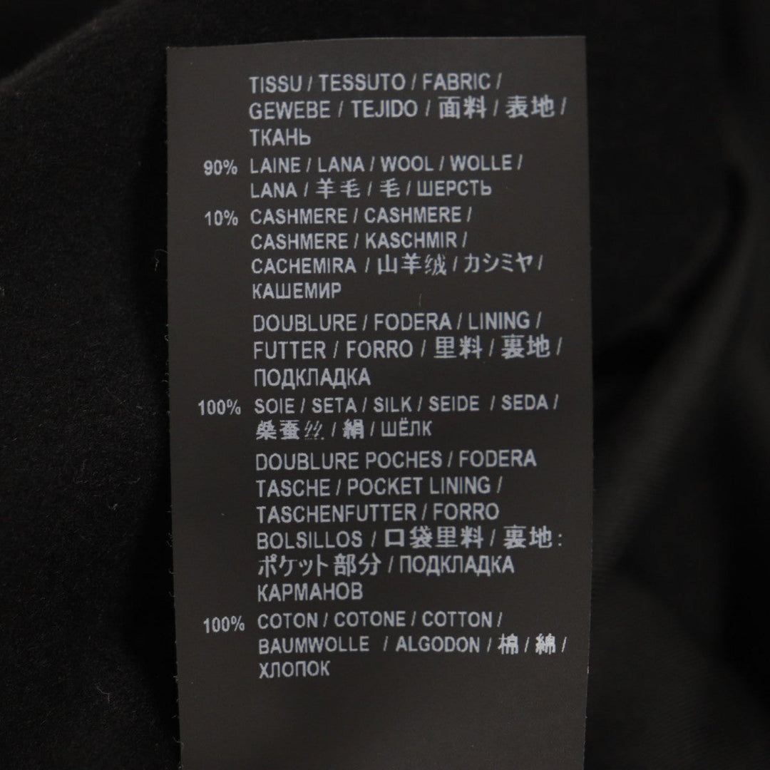 SAINT LAURENT PARIS tailored jacket 612696 wool black 48