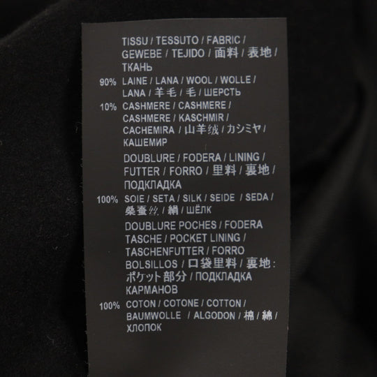SAINT LAURENT PARIS tailored jacket 612696 wool black 48