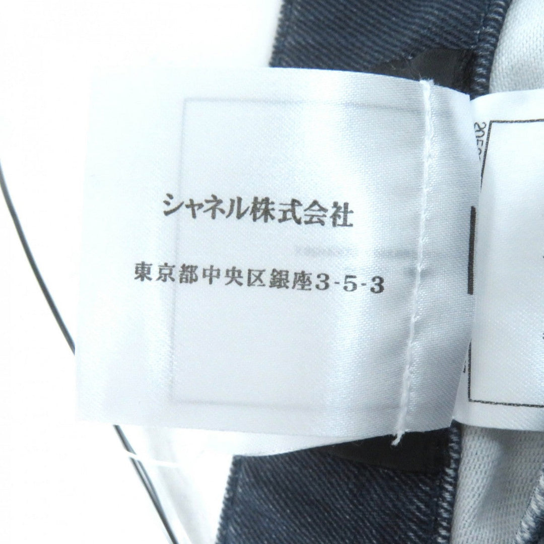 CHANEL Denim pants 15P P51012 cotton Indigo blue 34