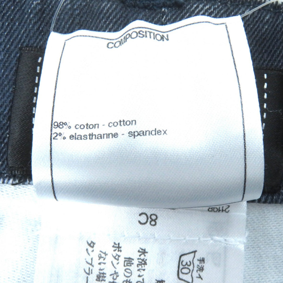 CHANEL Denim pants 15P P51012 cotton Indigo blue 34