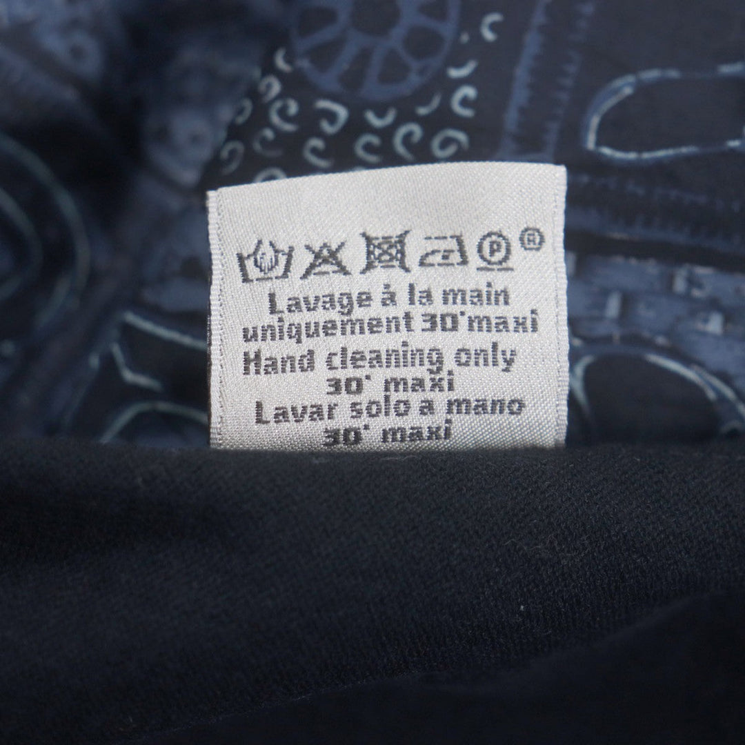 HERMES Jacket Main: 100% cotton, Main: 100% cotton Navy mens XL Used Authentic