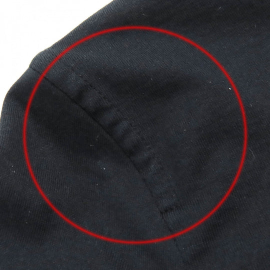 HERMES Short sleeve T-shirt 3H4611DL Main: 100% cotton black Do Re Boucles Women 34 Used Authentic