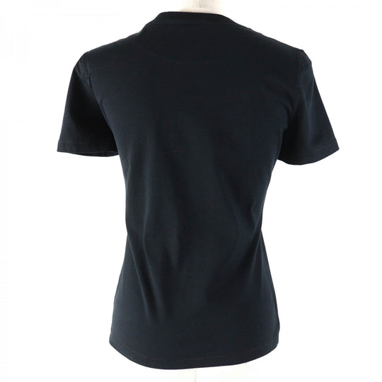 HERMES Short sleeve T-shirt 3H4611DL Main: 100% cotton black Do Re Boucles Women 34 Used Authentic