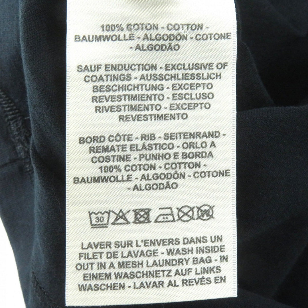 HERMES Short sleeve T-shirt 3H4611DL Main: 100% cotton black Do Re Boucles Women 34 Used Authentic