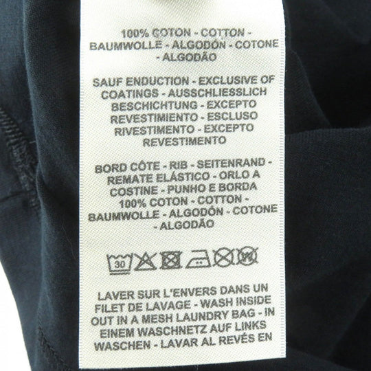 HERMES Short sleeve T-shirt 3H4611DL Main: 100% cotton black Do Re Boucles Women 34 Used Authentic