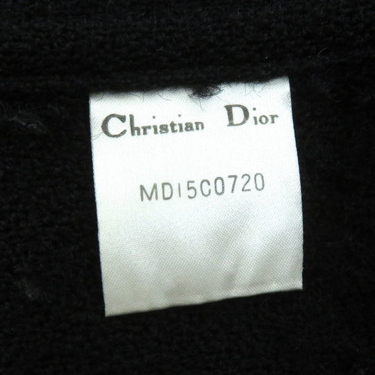 Christian Dior coat wool black