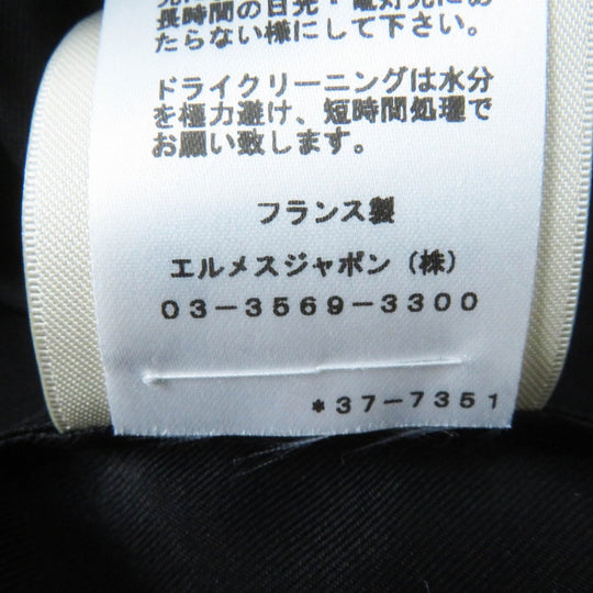 HERMES one piece 3H0528DG silk black 36