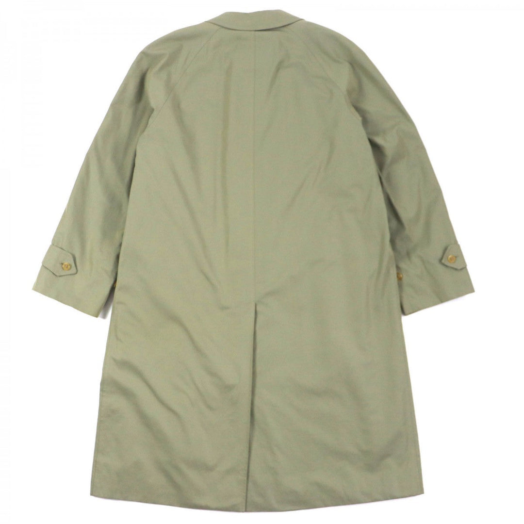 BURBERRY Stainless collar coat Outer: 100% cotton, Lining: cotton, Sleeve lining: rayon, Liner: 100% wool, Part: rayon khaki mens L Used Authentic