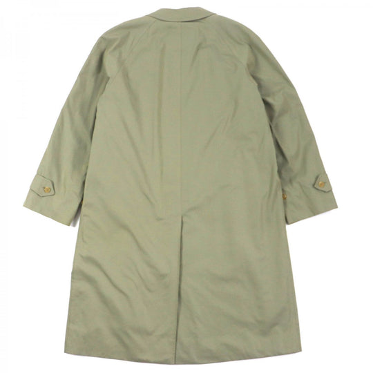 BURBERRY Stainless collar coat Outer: 100% cotton, Lining: cotton, Sleeve lining: rayon, Liner: 100% wool, Part: rayon khaki mens L Used Authentic