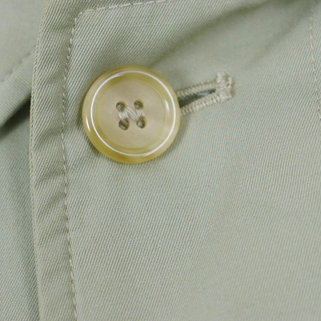 BURBERRY Stainless collar coat Outer: 100% cotton, Lining: cotton, Sleeve lining: rayon, Liner: 100% wool, Part: rayon khaki mens L Used Authentic