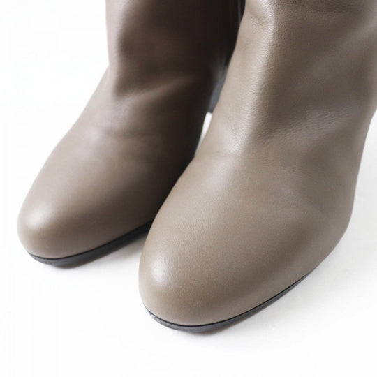 HERMES short boots Main: Leather Ethane Jews Women 36 Used Authentic