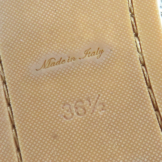 LOUIS VUITTON Slip-on Main: Monogram denim, Part: Leather, Part: Jute Indigo blue Women 36.5 Used Authentic