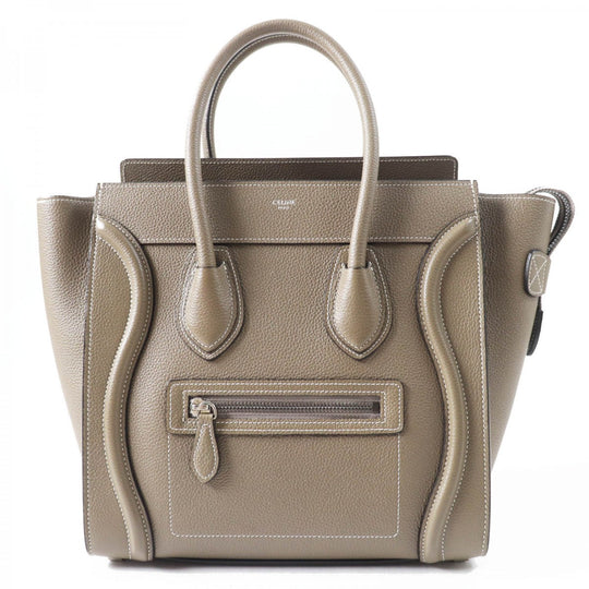 CELINE Handbag 18979 Main: Drummed calfskin Suri Luggage micro shopper Women Used Authentic